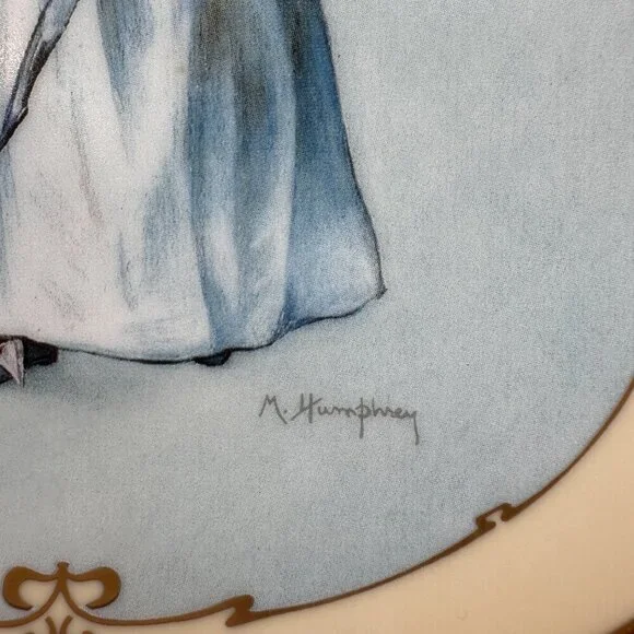 VINTAGE "LITTLE LADIES" BY MAUD HUMPHREY BOGART PLATE COLLECTION, PLATE # 2873A - Picture 7 of 8